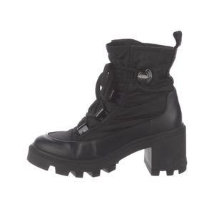 Moncler Nylon Mid-Calf Combat Boots - Cheryne